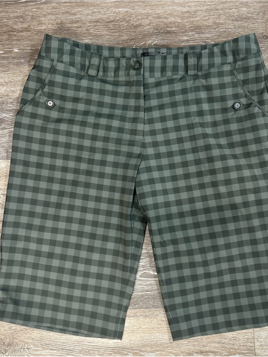 Nike Other - Nike Golf Tour Performance Men’s Green Checkered Golf Dri Fit Shorts Size Large